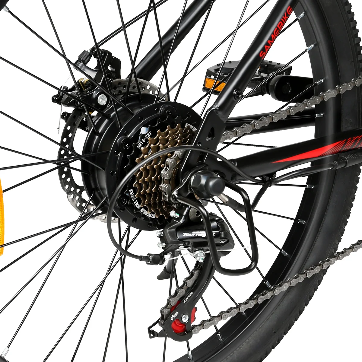 SAMEBIKE EBE2 – Shimano-gearskifte
