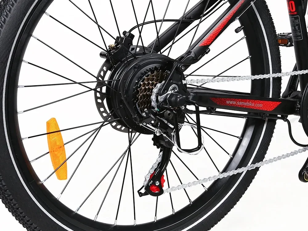 SAMEBIKE XD26-II – Shimano-gearskifte