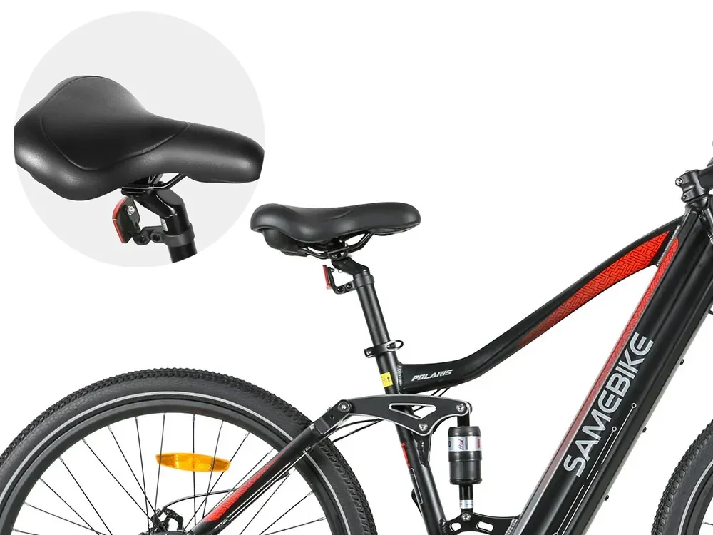 SAMEBIKE XD26-II – Sadel og sadelpind