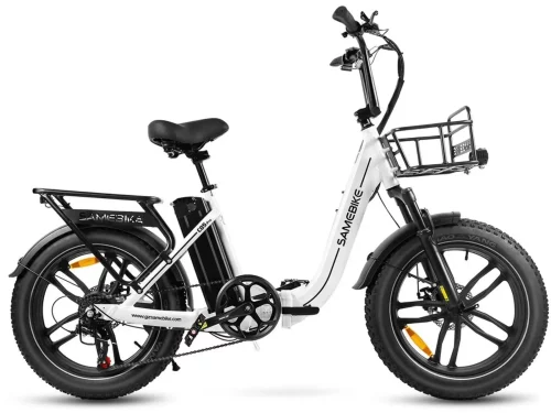 SAMEBIKE C05 Pro i Hvid