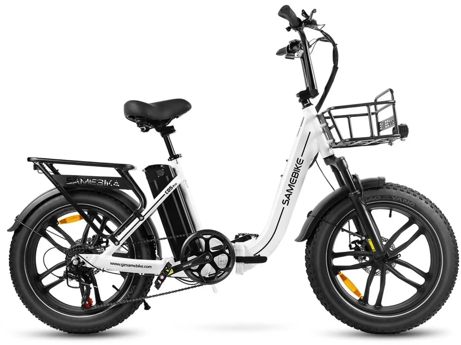 SAMEBIKE C05 Pro i Hvid