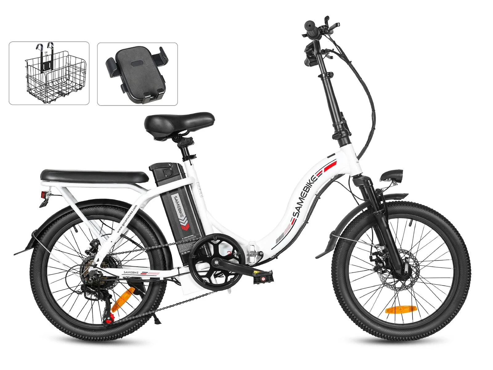 SAMEBIKE CY20 i Hvid