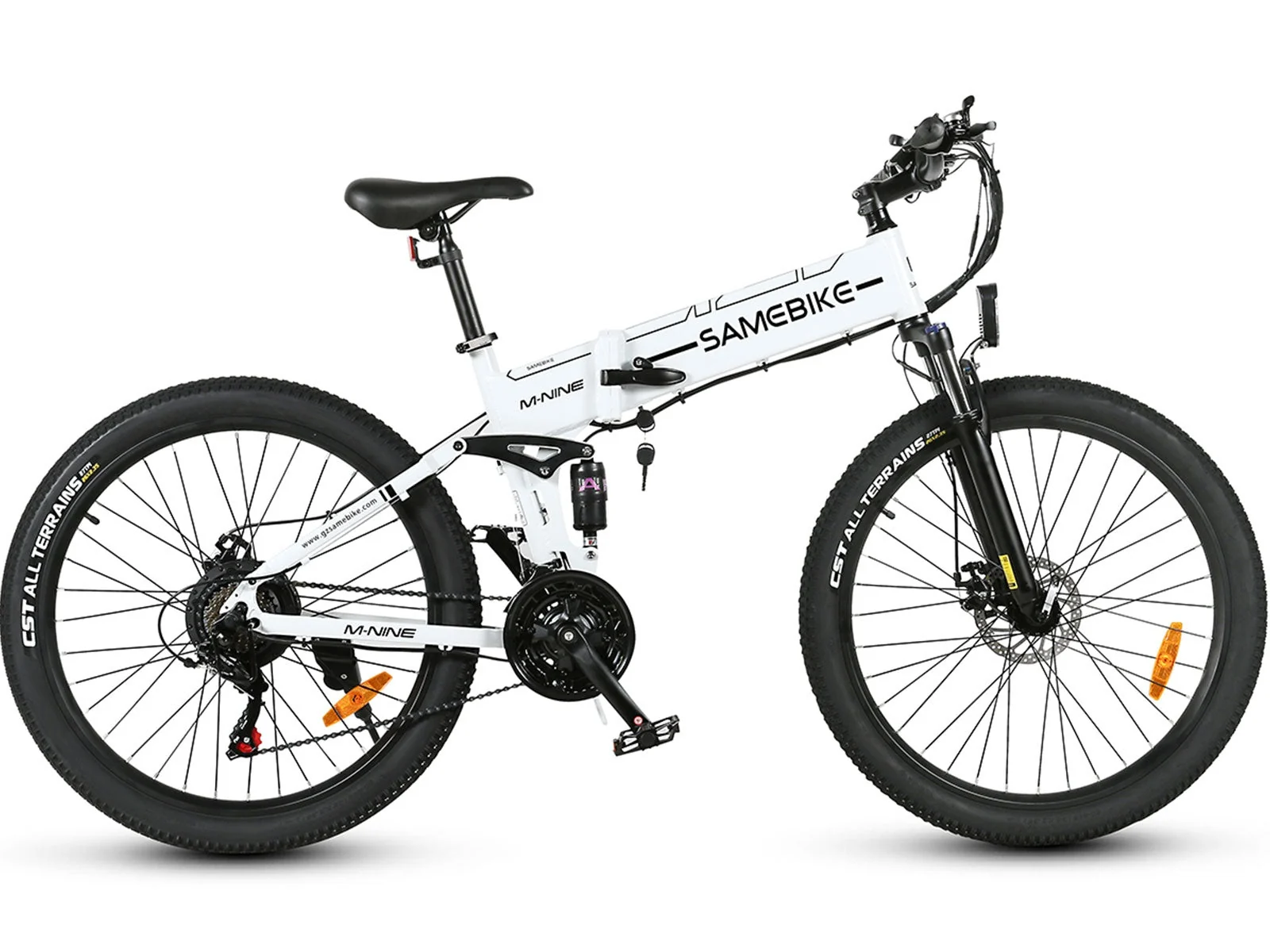 SAMEBIKE LO26-II-YD i Hvid
