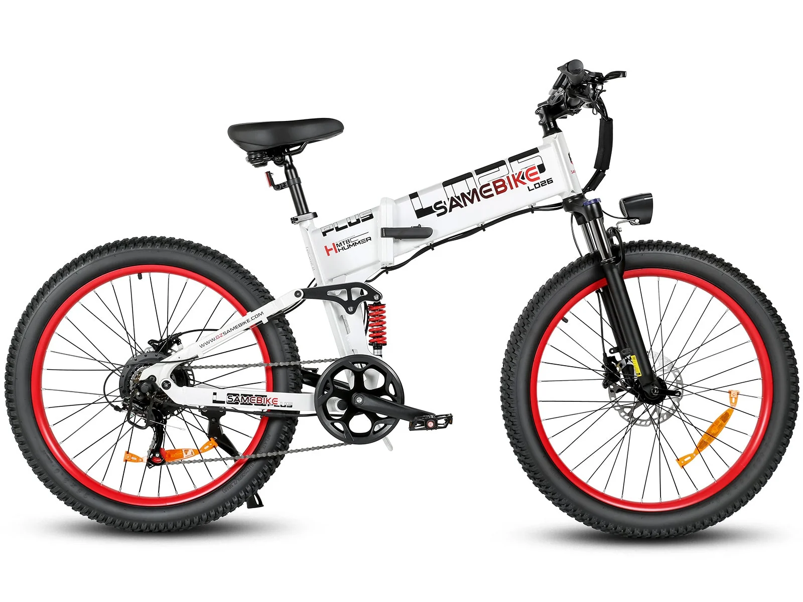 SAMEBIKE LO26 Plus i Hvid