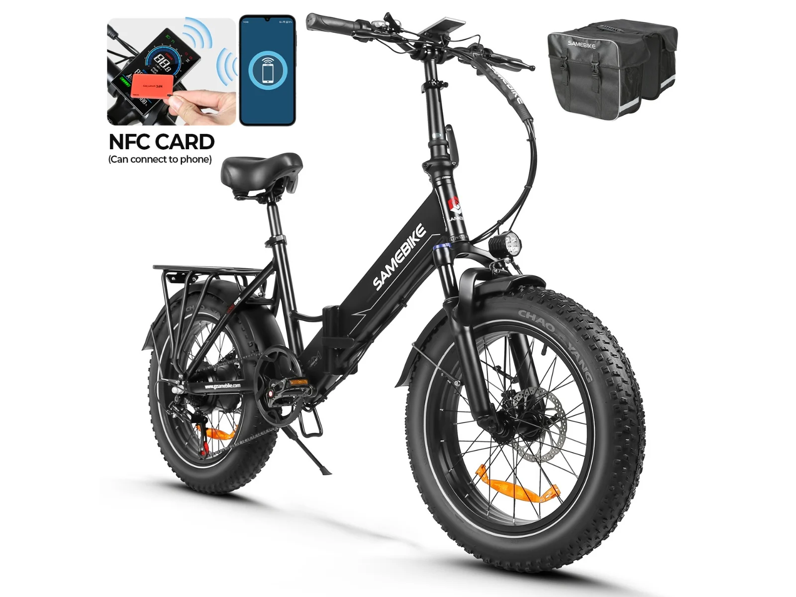 SAMEBIKE LOTDM200-II i Sort