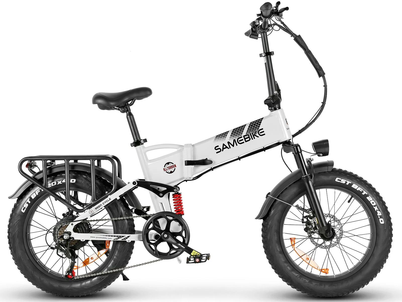SAMEBIKE RS-A02 Pro i Hvid